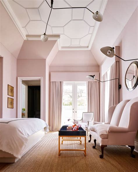 This soft and delicate hue adds romantic charm to any bedroom. Colour crush: Pale pink - Sophie Robinson