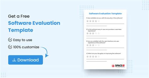 Download Software Evaluation Template Free