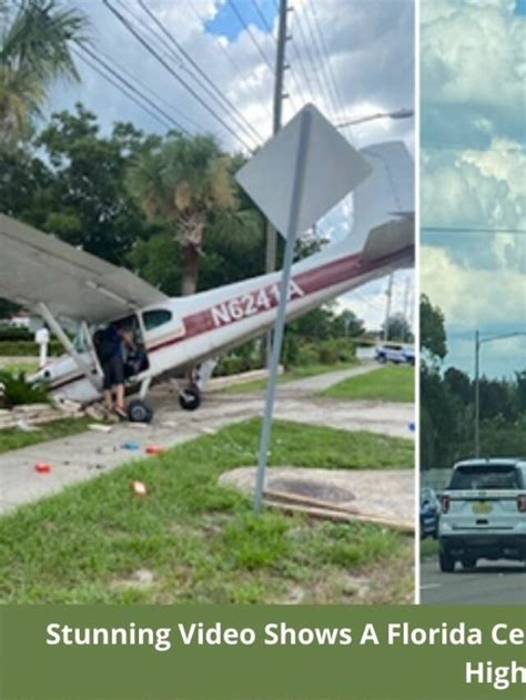 Stunning Video Shows A Florida Cessna Plane Crash Onto An Orlando