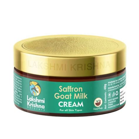 Lakshmi Krishna Naturals Saffron Goat Milk Cream Trendia Foods