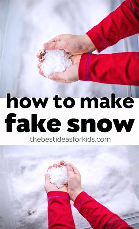 How To Make Fake Snow The Best Ideas For Kids