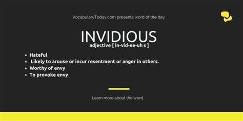 Invidious Meaning Usage Quotes And Social Examples