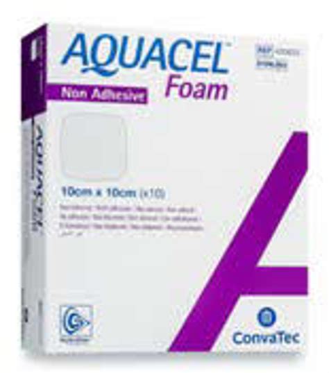 Aquacel Foam Adhesive 10x10cm 10s Online Medical Supplies Equipment