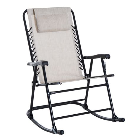 Outdoor Rocking Chair Patio Table Seating Set Rocker Bistro Folding