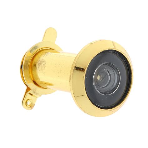 anbau home security 200 degree 35 60mm door scope viewer peep sight hole golden color amazon