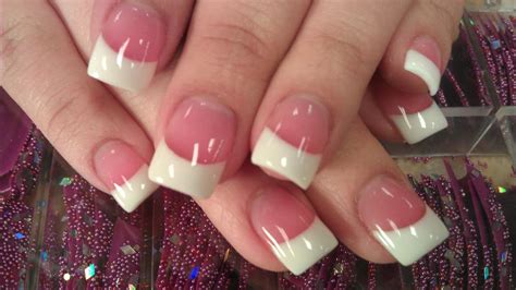 Pink And White Nails Vs Acrylic One Of My Clients Had Pink And Whites