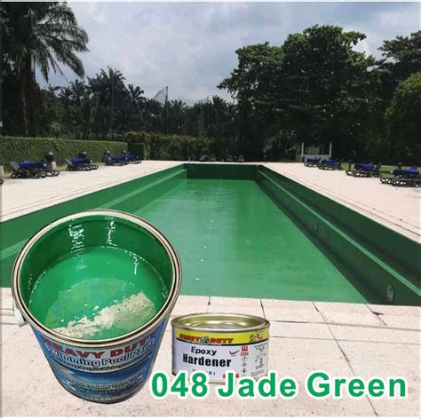 048 Jade Green 1l Swimming Pool Paint 2 Part Epoxy Acrylic
