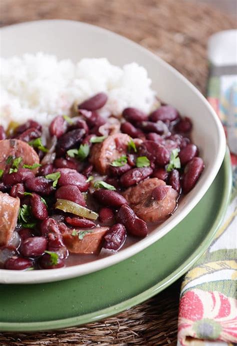 Slow Cooker Red Beans And Rice With Chicken Sausage