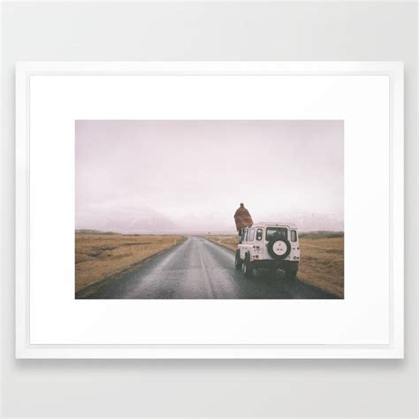 Buy Road Trip To Nowhere Framed Art Print By Johanneshuwe Worldwide