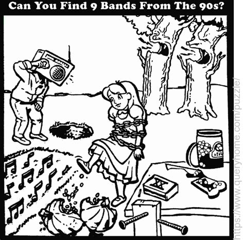 The Image Below Is The Clue For You To Identify 9 Music Bands From The
