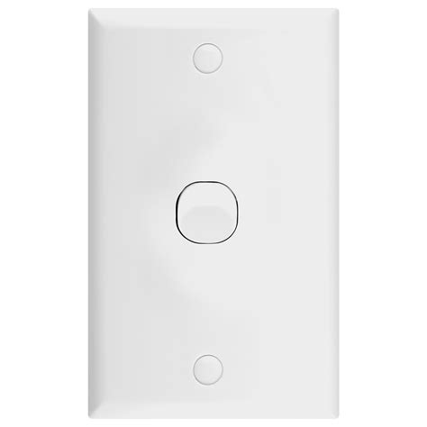 Deta White Single Vertical Wall Switch Deta Electrical