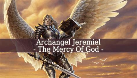 Archangel Jeremiel Is The Patron Of Visions Psychic Dreams And Life Reviews Meaning Of The Name
