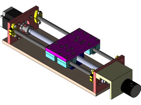 Linear Motion 3d Cad Model Library Grabcad