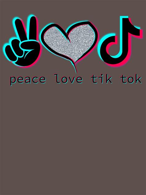 Peace Love Tik Tok Svg Free Layered Svg Cut File The
