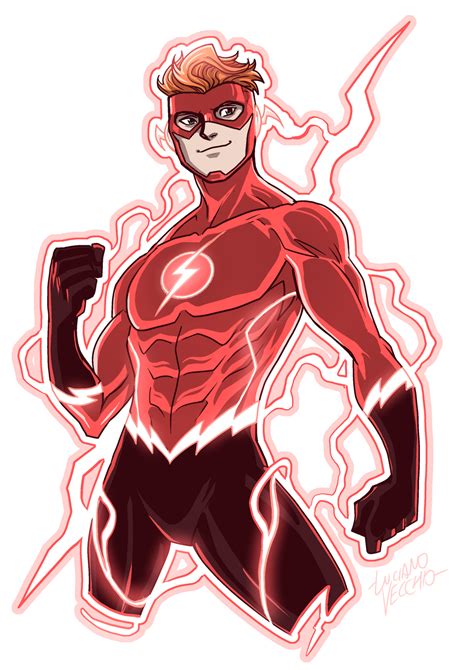 Flash Wally West Rebirth By Lucianovecchio On Deviantart