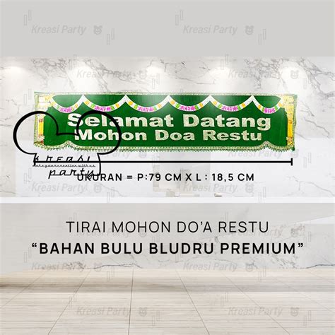 Jual Banner Selamat Datang Mohon Doa Restu Banner Hajatan Shopee Indonesia