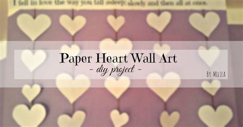 Diy Paper Heart Wall Art