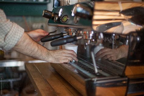 Man Making Espresso By Stocksy Contributor Mosuno Stocksy