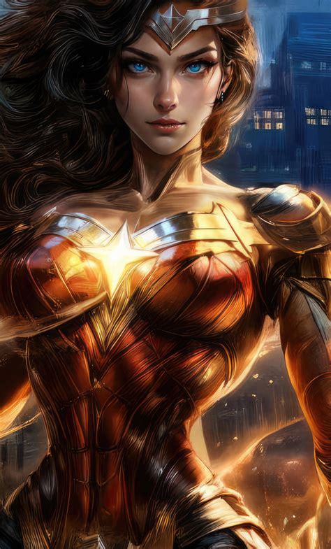 1280x2120 Aegis Of Themyscira Wonder Woman Might Iphone 6 Hd 4k Wallpapersimagesbackgrounds