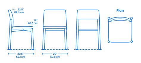 Chairs Seats Dimensions And Drawings