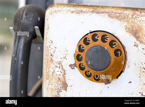Old Public Rotary Phone Stock Photo Alamy