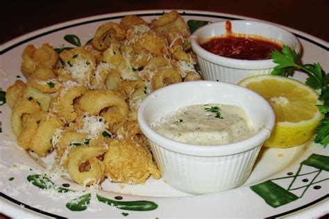 3 tbsp butter1/2 cup freshly grated parmesan 1/2 cup romano cheese 3/4 tbsp. Tender calamari, lightly breaded and fried/ with parmesan ...