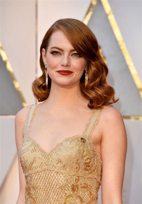 She had her first role onstage at age 11, and followed with parts in sixteen plays in a regional theater in arizona. EMMA STONE at 89th Annual Academy Awards in Hollywood 02 ...