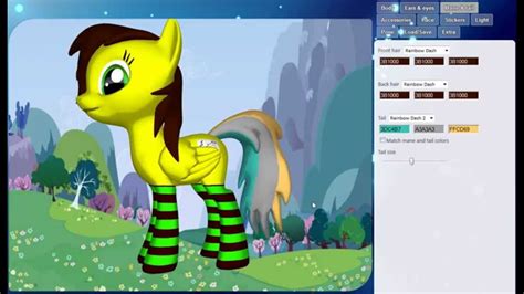 My Little Pony Creatingme 3d Pony Creator By Youtube