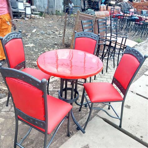 Luxury Restaurant Table With 4 Executive Chairs Red Nairobi