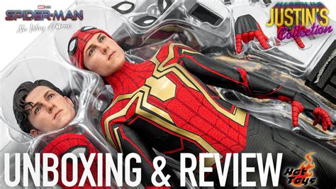 Hot Toys Spider Man No Way Home Integrated Suit Unboxing Review YouTube