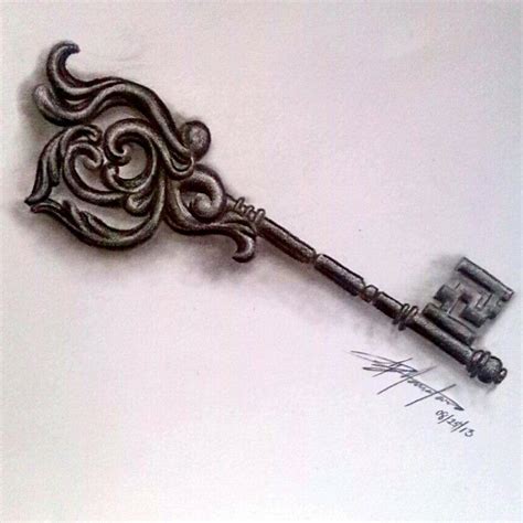 Pin By Amanda Bee On Keys Victorian Key Antique Key Tattoos Key Tattoo