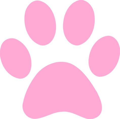 Download High Quality Paw Print Clipart Pink Transparent Png Images