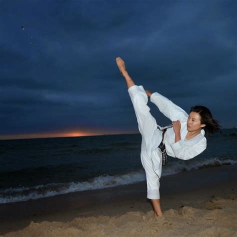 High Kick Chick Online Karate Lesson Youtube