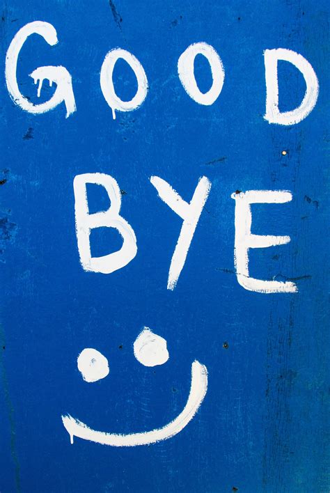 750x1334 Wallpaper Funny Good Bye Hospitality Sign White Color