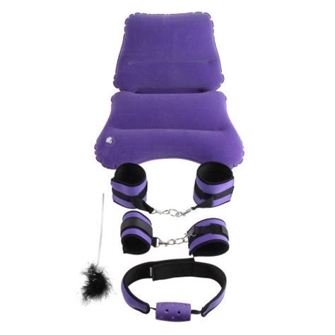 fetish fantasy series purple pleasure bondage set purple sex toys at adult empire