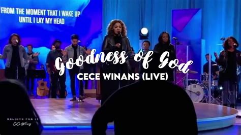 Cece Winans Live Goodness Of God Tradução Youtube