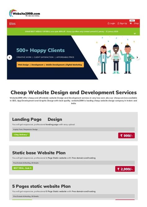 Cheap Website Design Company India Website Rs2999 Free Hosting