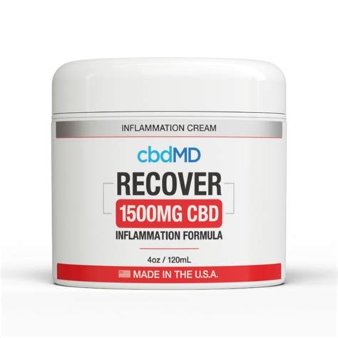 Cbd Inflammation Cream 4oz Tub 1500mg Leafly