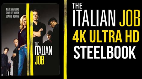 The Italian Job K Ultra Hd Blu Ray Steelbook Youtube