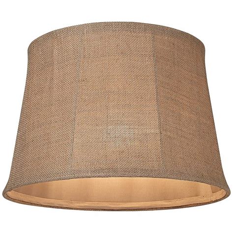 White and silver circle pattern drum/cylinder lamp shade. Natural Burlap Large Drum Lamp Shade 13x16x11 (Spider) - # ...