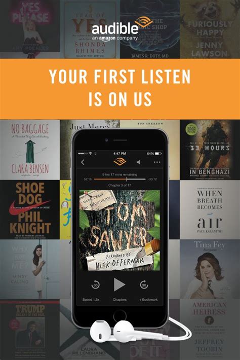 Try Audible With A Free Audiobook Of Your Choice Experience Books In A