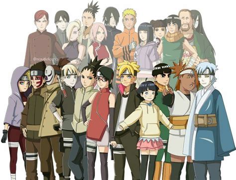 Narutos Generation And Borutos Generation Kiba Is Missing Shikamaru