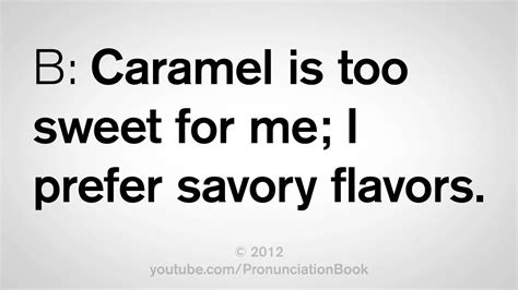 How to Pronounce Caramel - YouTube