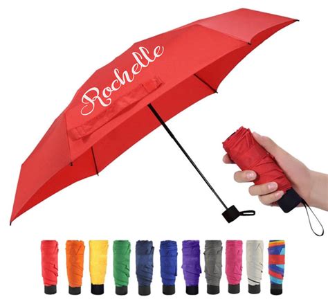 Personalized Pocket Size Umbrellas