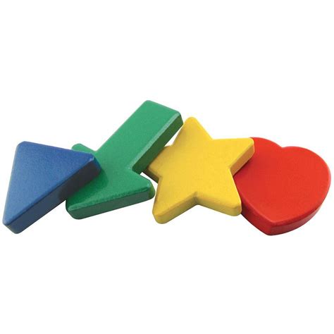 Master Magnetics Colorful Ceramic Shapes 4 Pack 97424 The Home Depot