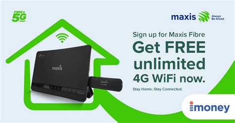 Maxis Is Offering Free Unlimited 4g Wifi For New Fibre Customers This Mco