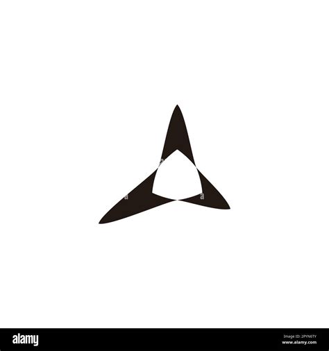 Triangle Bullets Geometric Simple Symbol Logo Vector Stock Vector