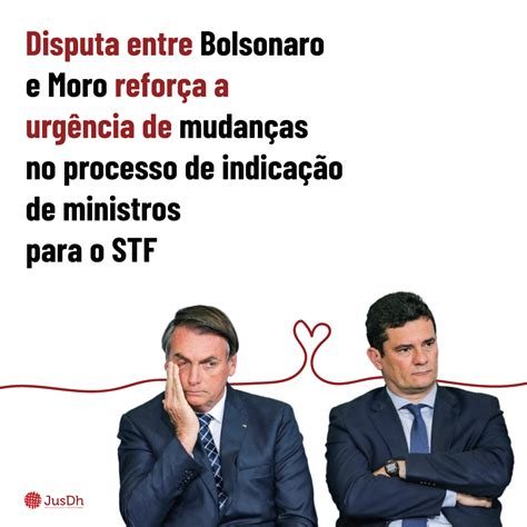 Disputa Entre Bolsonaro E Moro Reforça A Urgência De Mudanças No Processo De Indicação De