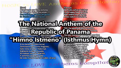 Panama National Anthem Himno Istmeno With Music Vocal And Lyrics
