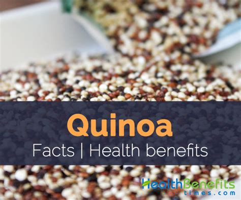 Quinoa Facts Health Benefits And Nutritional Value